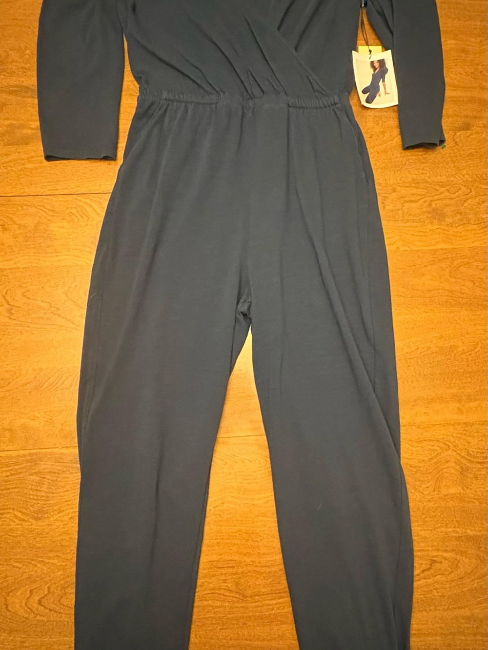 Nation LTD Midnight Navy Long-Sleeve Jumpsuit